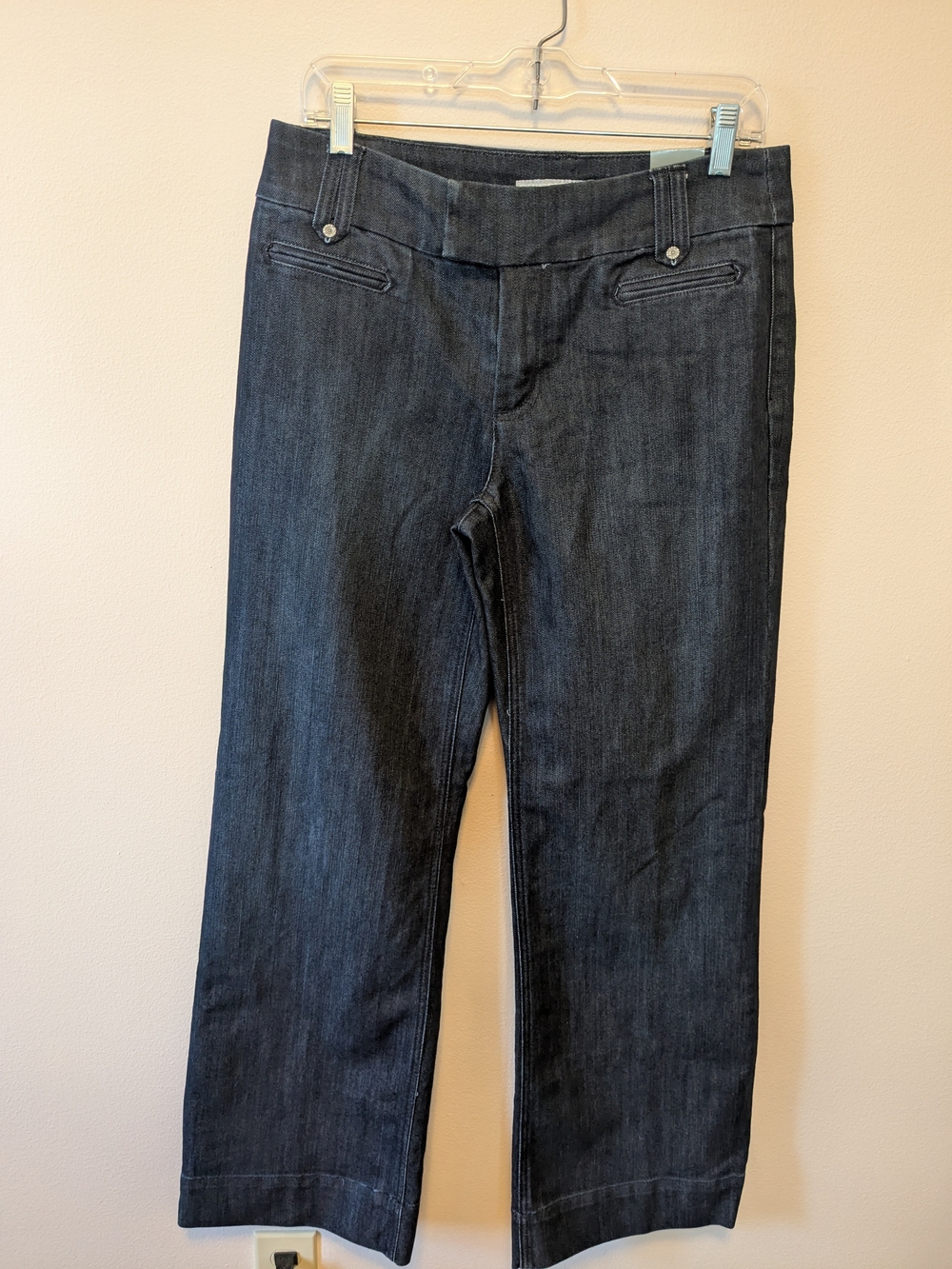 Chico's Women's Straight Leg Jeans in Dark Indigo Wash